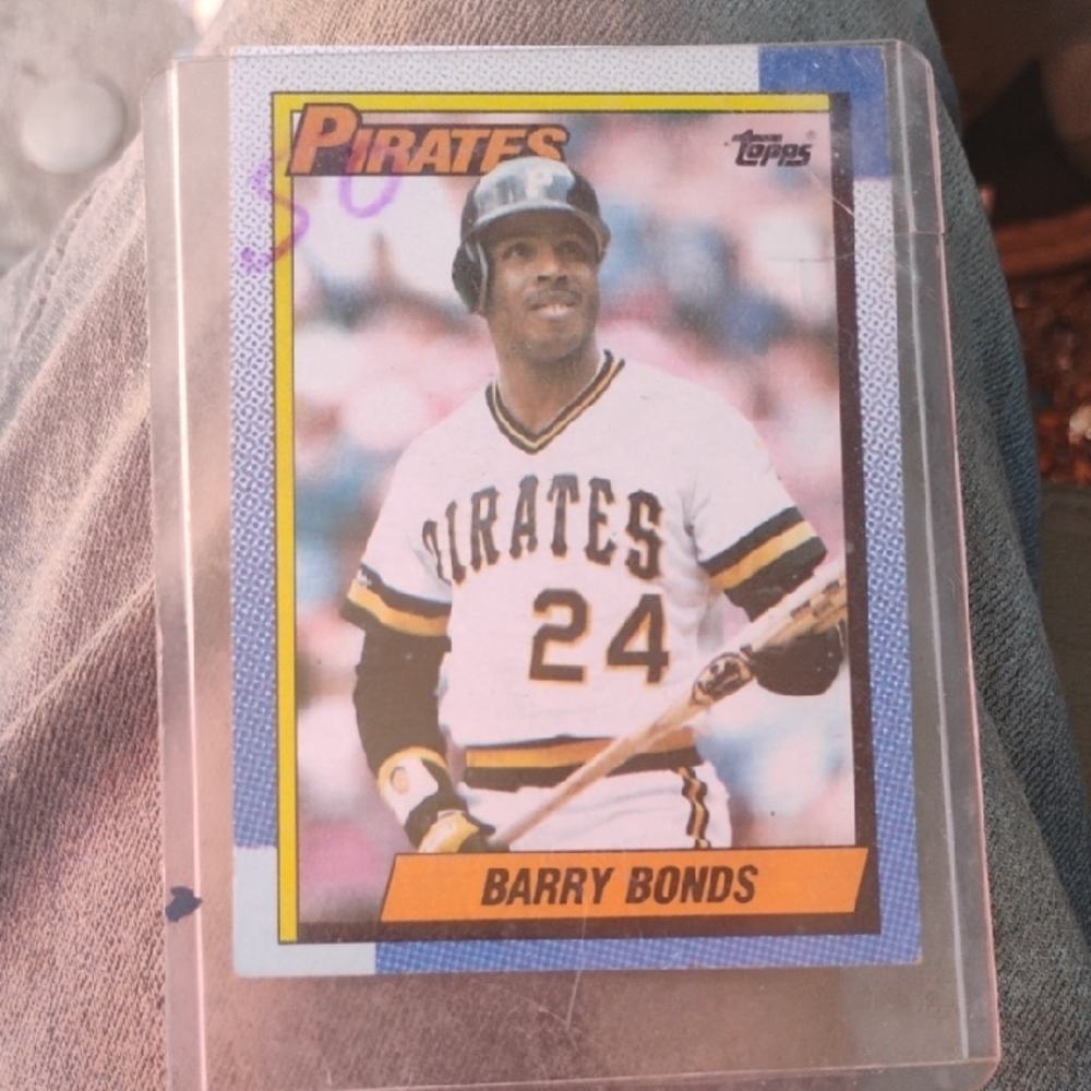 Barry Bonds Pirates Card
